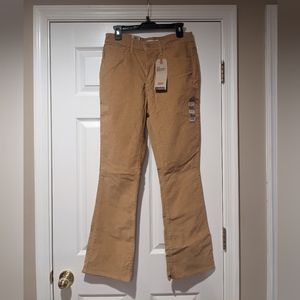NWT Womens 10 Short Levi's 725 High Rise Corduroy Bootcut Pants